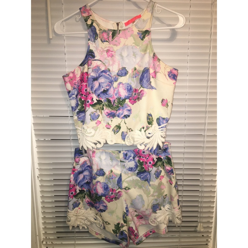 Two Piece Floral Set